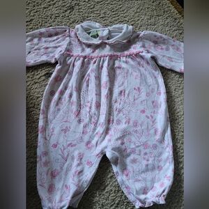 Kissy Kissy Pink and White Floral Kids Pajama Set